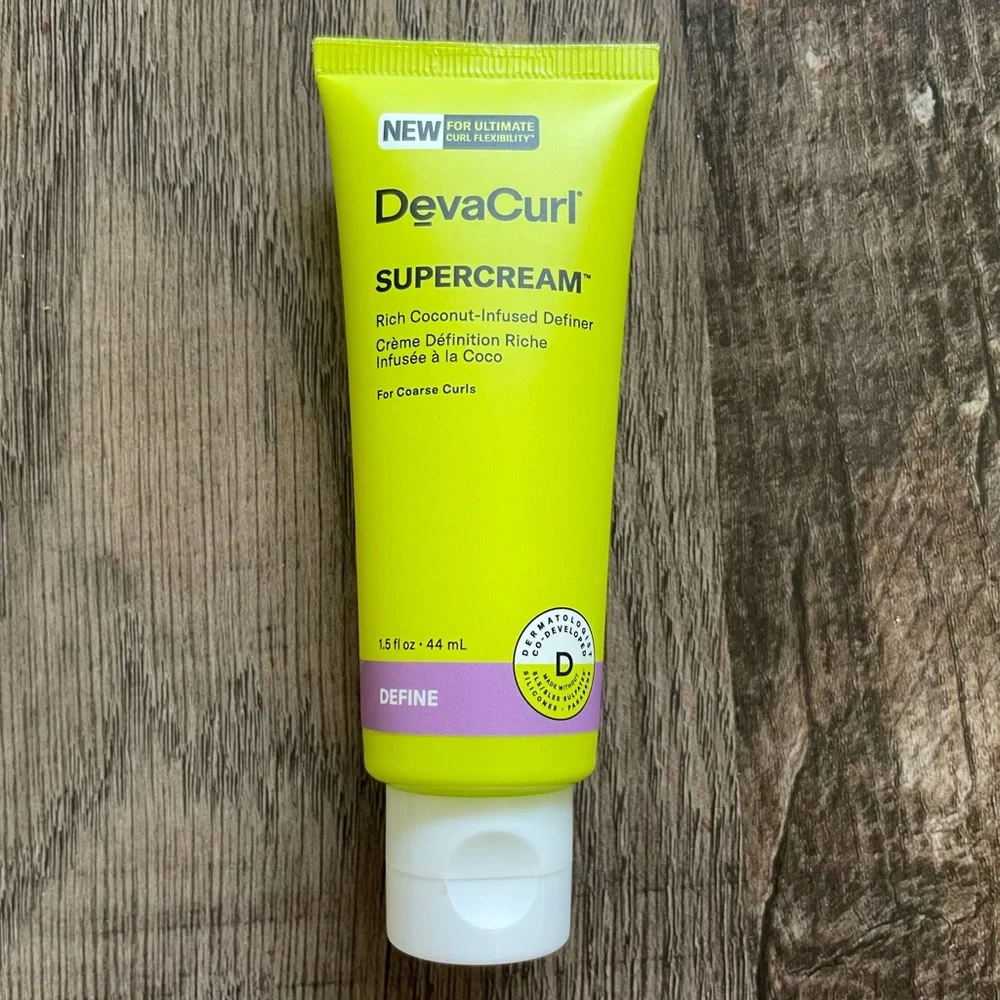 DevaCurl Supercream rich coconut-infused definer for coarse curls coily